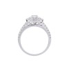 18ct White Gold 1.00ct Diamond Cluster Ring