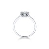 18ct White Gold Brilliant Cut 0.70ct Diamond Cluster Ring