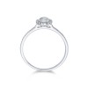 18ct White Gold Brilliant Cut 0.25ct Diamond Cluster Ring