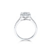 18ct White Gold Marquise And Princess Cut 1.23ct Diamond Cluster Ring