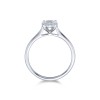 18ct White Gold Marquise and Princess Cut 0.40ct Diamond Cluster Ring