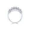 Platinum Baguette and Brilliant Cut 2.80ct Diamond Cluster Ring