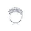 Platinum Baguette and Brilliant Cut 3.00ct Diamond Cluster Ring