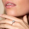 9ct White Gold Brilliant Cut 0.50ct Diamond Cluster Ring