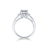 9ct White Gold Brilliant Cut 0.50ct Diamond Cluster Ring