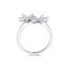 9ct White Gold Marquise Cut Diamond 0.65ct Cluster Ring