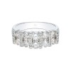 9ct White Gold 1.11ct Diamond Cluster Ring 