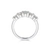9ct White Gold 1.11ct Diamond Cluster Ring 