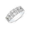 9ct White Gold 1.11ct Diamond Cluster Ring 