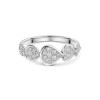 9ct White Gold 0.32ct Diamond Cluster Ring