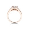 18ct Rose Gold Baguette Cut 1.75ct Diamond Cluster Ring