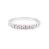 18ct White Gold 0.25ct Round Brilliant 7 Stone Diamond Eternity Ring