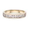 18ct Yellow Gold Baguette and Brilliant Cut 0.50ct Diamond Eternity Ring