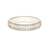 18ct Yellow Gold Baguette & Brilliant Cut 0.78ct Diamond Channel Eternity Ring
