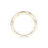 18ct Yellow Gold Brilliant Cut 0.13ct Diamond Twist Eternity Ring