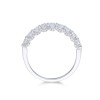 18ct White Gold 1.17ct Diamond Nine Stone Eternity Ring 