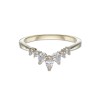 18ct Yellow Gold Mix Cut 0.37ct Diamond Ring