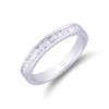18ct White Gold Approx 0.33ct Baguette Cut Diamond Eternity Ring