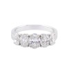 18ct White Gold 2.11ct Oval Cut Diamond Eternity Ring