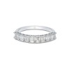 18ct White Gold Emerald Cut 1.00ct Diamond Eternity Ring