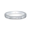 18ct White Gold 0.30ct Channel Set Baguette Eternity Diamond Ring