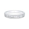 18ct White Gold Baguette 0.46ct Diamond Channel Set Eternity Ring