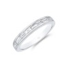 18ct White Gold Baguette 0.46ct Diamond Channel Set Eternity Ring