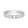 18ct White Gold 1.87ct Round Brilliant 3/4 Hoop Diamond Eternity Ring