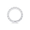18ct White Gold 1.87ct Round Brilliant 3/4 Hoop Diamond Eternity Ring