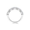 18ct White Gold Pear Cut Diamond 2.03ct Eternity Ring
