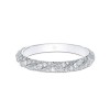 18ct White Gold 0.58ct Round Brilliant Pav&eacute; Diamond Twist Eternity Ring