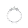18ct White Gold Pear Cut 0.67ct Diamond Ring