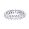 18ct White Gold 3.05ct Diamond Marquise Eternity Ring