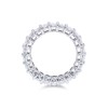 18ct White Gold 3.05ct Diamond Marquise Eternity Ring