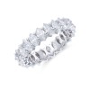 18ct White Gold 3.05ct Diamond Marquise Eternity Ring