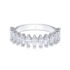 9ct White Gold 1.00ct Diamond Marquise Eternity Ring