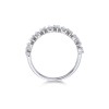 9ct White Gold Pear Cut 0.96ct Diamond Eternity Ring