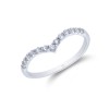Platinum Brilliant Cut 0.33ct Diamond Shaped Eternity Ring
