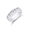 Platinum Brilliant Cut 7 Stone 2.00ct Diamond Eternity Ring