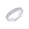 Platinum Baguette and Brilliant Cut 0.50ct Diamond Eternity Ring