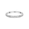 Platinum Round Brilliant 0.17ct Channel Set Diamond Eternity Ring