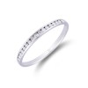 9ct White Gold Brilliant Cut 0.17ct Diamond Eternity Ring
