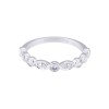 9ct White Gold 0.33ct Diamond Fancy Band
