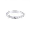 9ct White Gold 0.25ct Round Brilliant Diamond Eternity Ring