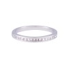 9ct White Gold Approx 0.33ct Princess Cut Diamond Eternity Ring