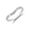 9ct White Gold Brilliant Cut 0.27ct Diamond Shaped Eternity Ring