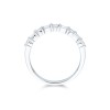 9ct White Gold Baguette and Brilliant Cut 0.49ct Diamond Eternity Ring