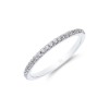 9ct White Gold Brilliant Cut 0.15ct Diamond Eternity Ring