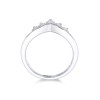 9ct White Gold Brilliant Cut 0.48ct Diamond Shaped Eternity Ring