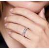 9ct White Gold Round Brilliant 0.32ct Diamond Eternity Ring
